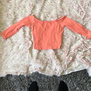 Off the Shoulder Crop Top